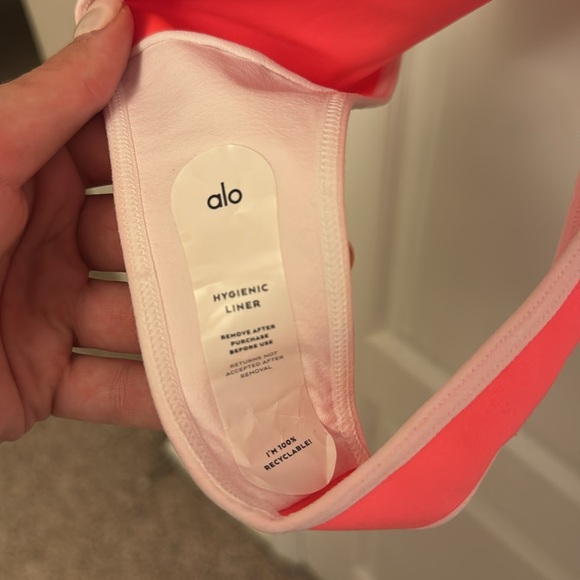 Alo Yoga Neon Pink Bodysuit - size L - Picture 5 of 6